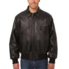 Milwaukee Bucks Bomber Varsity Leather Jacket