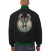 Milwaukee Bucks Embroidered Wool Varsity Jacket