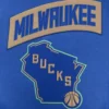 Milwaukee Bucks Wool & Leather Varsity Jacket