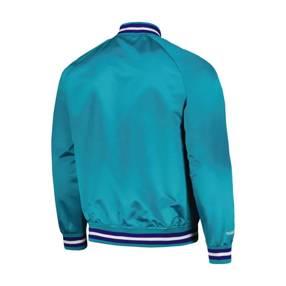 Charlotte Hornets Classics Satin Varsity Jacket