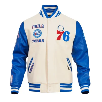 NBA Philadelphia 76ers Retro Classic Wool Varsity Jacket