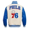 NBA Philadelphia 76ers Retro Classic Wool Varsity Jacket