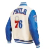 NBA Philadelphia 76ers Retro Classic Wool Varsity Jacket