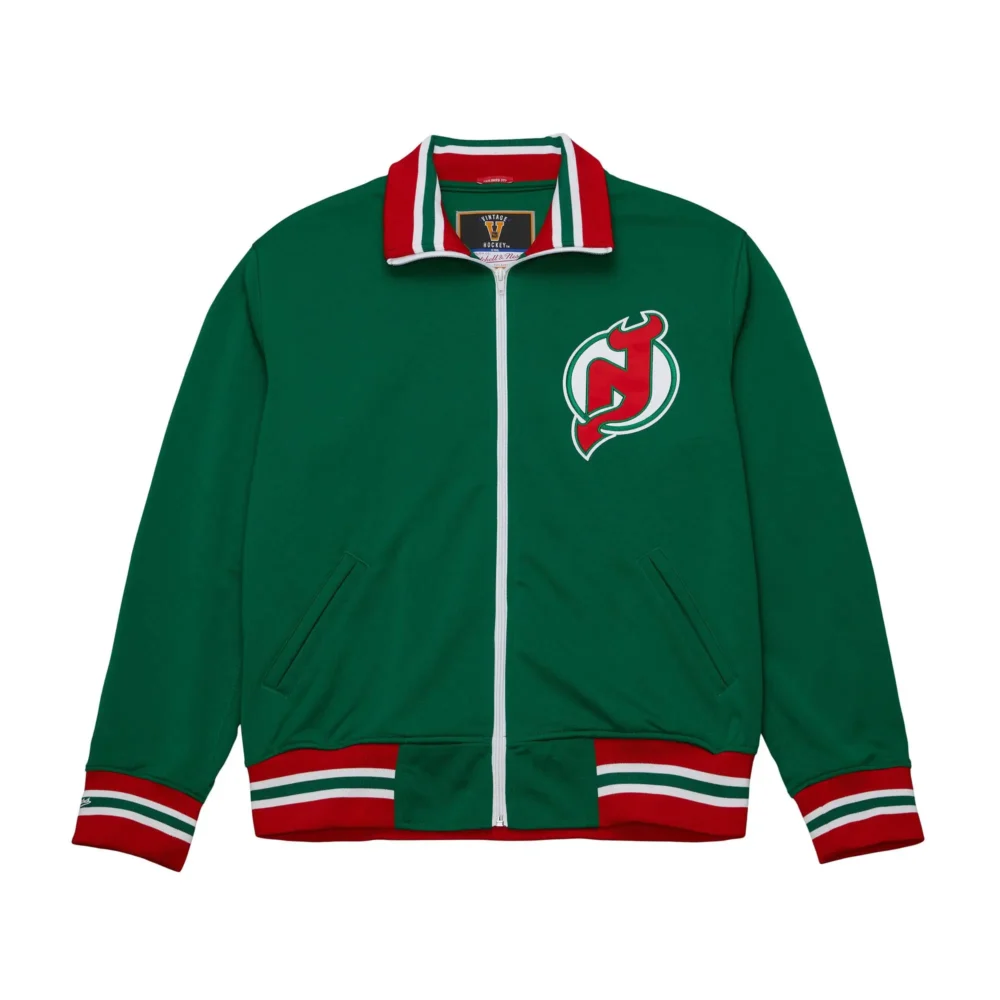 New Jersey Devils 1984 Warm Up Varsity Jacket