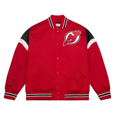 New Jersey Devils Red Varsity Jacket