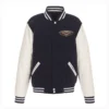 New Orleans Pelicans Wool & Leather Jacket