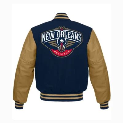 New Orleans Pelicans Wool & Leather Varsity Jacket