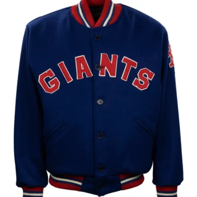 New York Giants Authentic Royal Blue Varsity Jacket