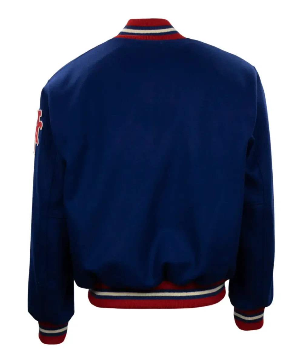 New York Giants Authentic Royal Blue Varsity Jacket