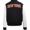 New York Knicks Classic Wool & Leather Varsity Jacket