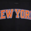 New York Knicks Classic Wool & Leather Varsity Jacket