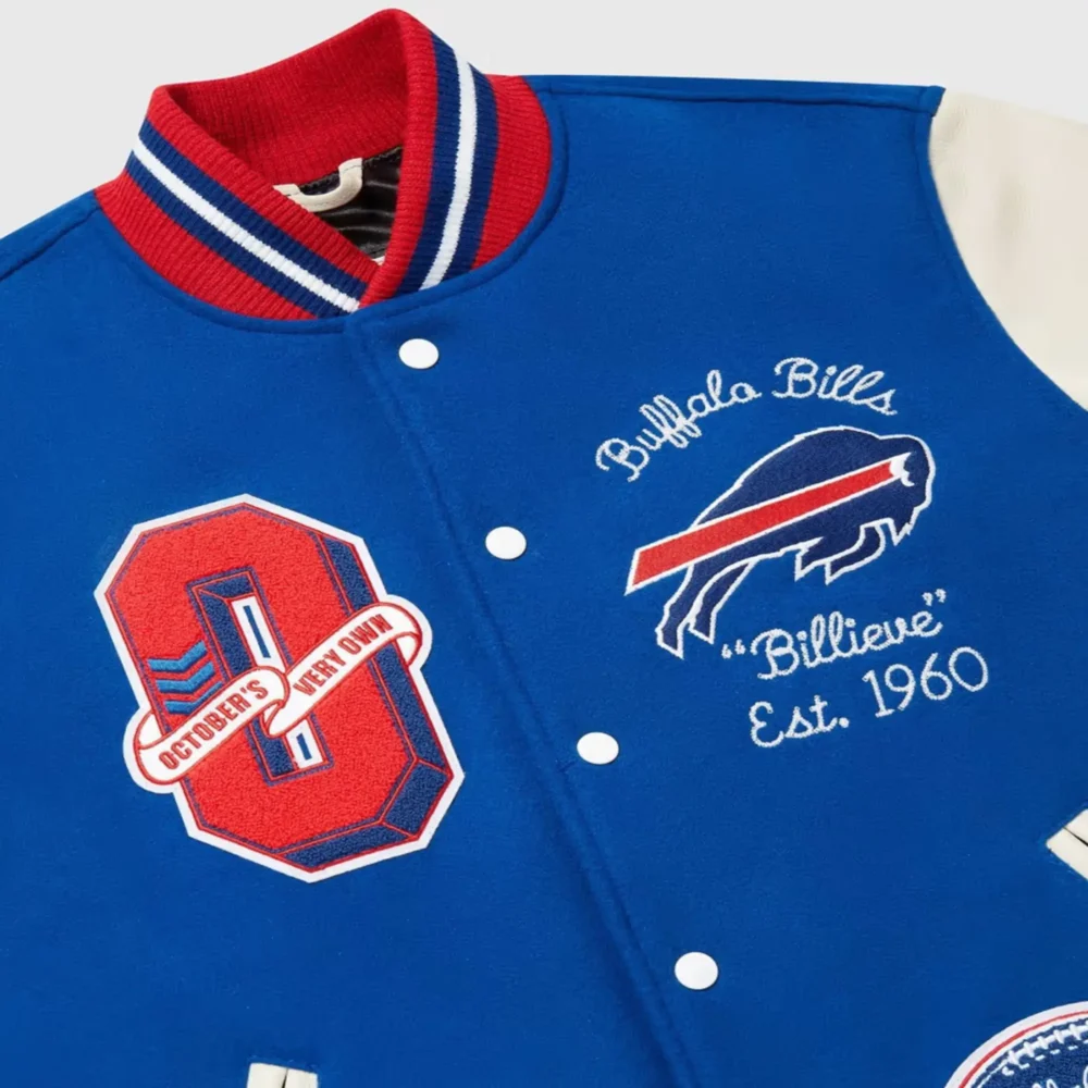 OVO x NFL Buffalo Bills Varsity Jacket