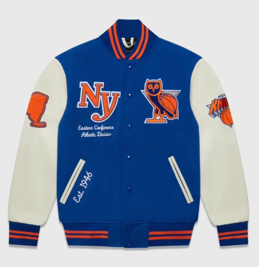 OVO New York Knicks Varsity Jacket