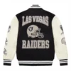 OVO x NFL Las Vegas Raiders Black Varsity Jacket