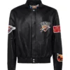 Oklahoma City Jeff Hamilton Thunder Leather Jacket