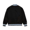 Orlando Magic Black Satin Varsity White Jacket