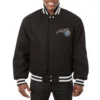 Orlando Magic Black Wool Varsity Jacket