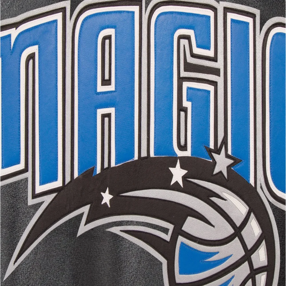 Orlando Magic Domestic Team Black Leather Jacket