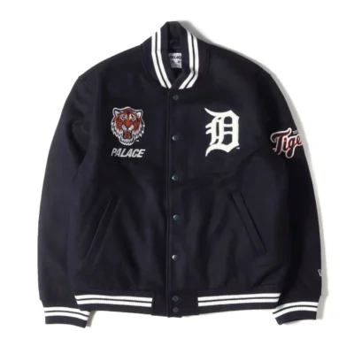 Palace x Detroit Tigers x New Era Navy Varsity Jacket