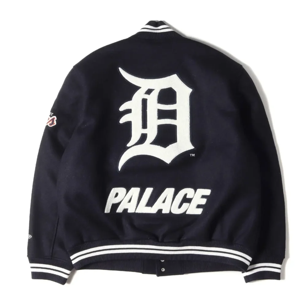 Palace x Detroit Tigers x New Era Navy Varsity Jacket