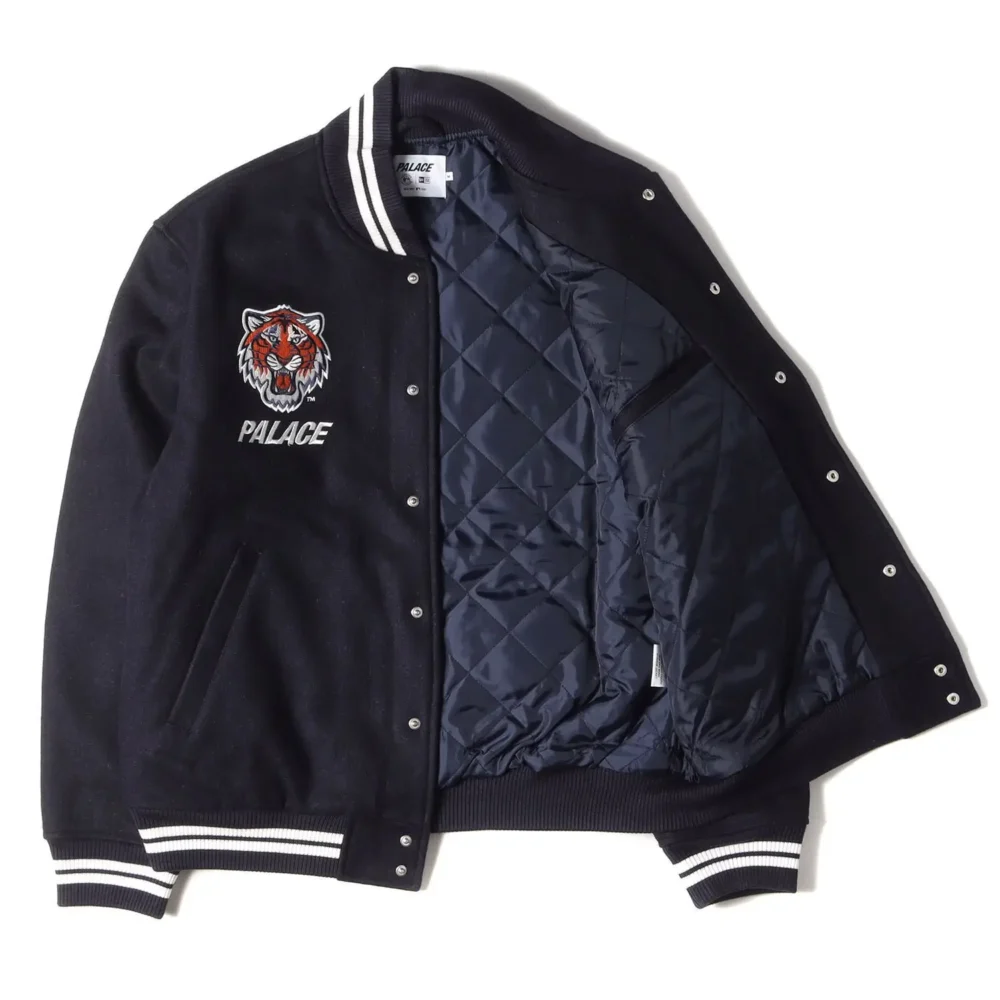 Palace x Detroit Tigers x New Era Navy Varsity Jacket