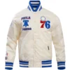 Philadelphia 76ers Team Players Satin Varsity Jacket