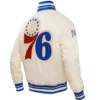 Philadelphia 76ers Team Players Satin Varsity Jacket