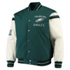 Philadelphia Eagles Sports Victory Midnight Green Varsity Jacket