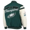 Philadelphia Eagles Sports Victory Midnight Green Varsity Jacket