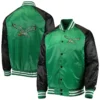 Philadelphia Eagles Lead Off Starter Satin Varsity Jacket