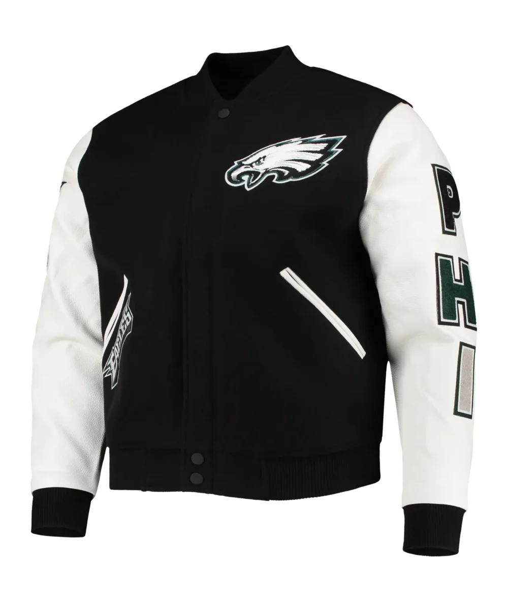 Philadelphia Eagles Pro Standard Logo Varsity Jacket