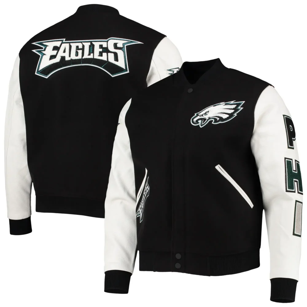 Philadelphia Eagles Pro Standard Logo Varsity Jacket