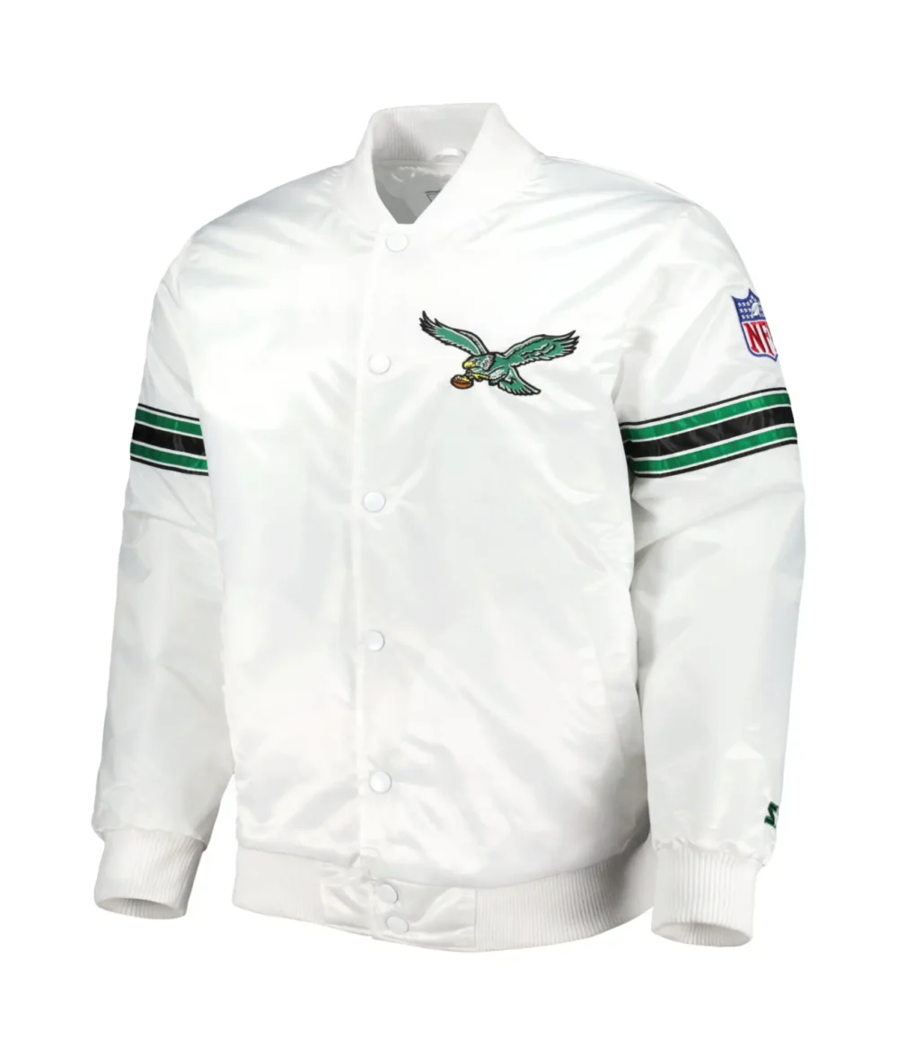 Philadelphia Eagles Starter The Power Forward Varsity Jacket