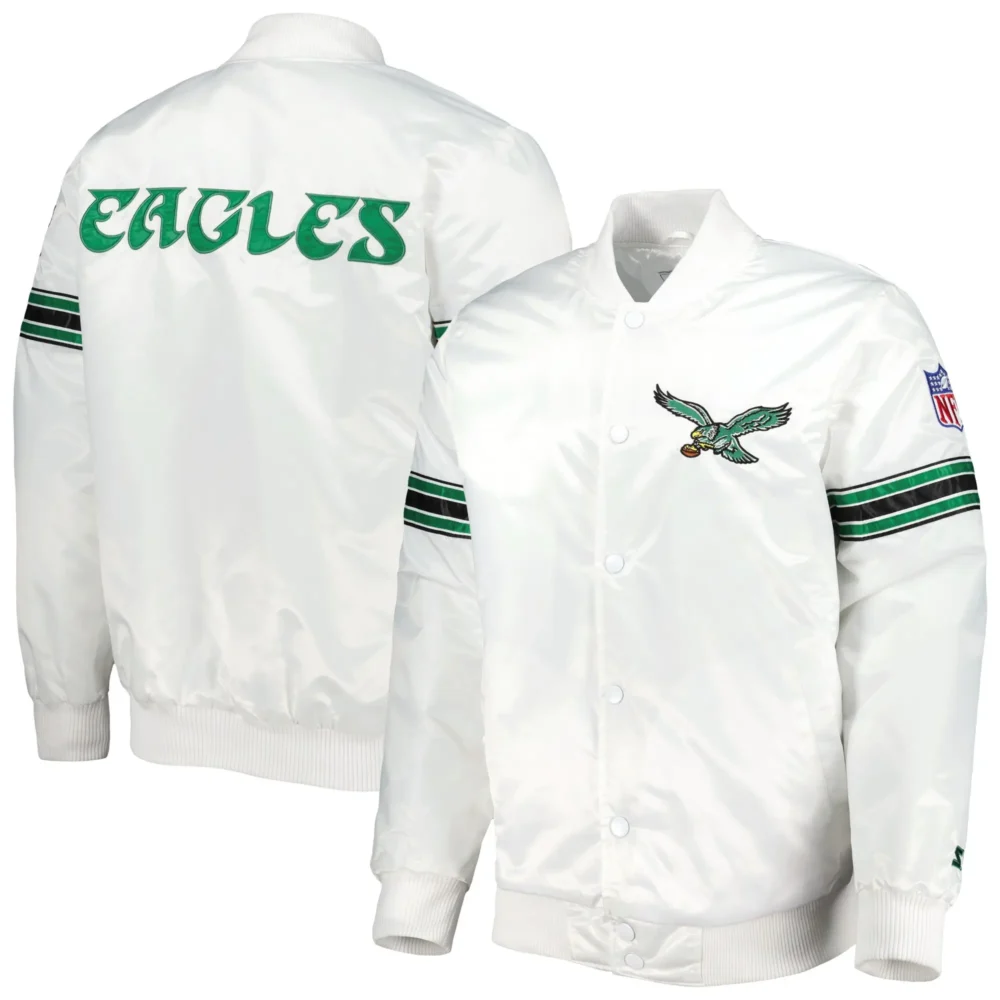 Philadelphia Eagles Starter The Power Forward Varsity Jacket