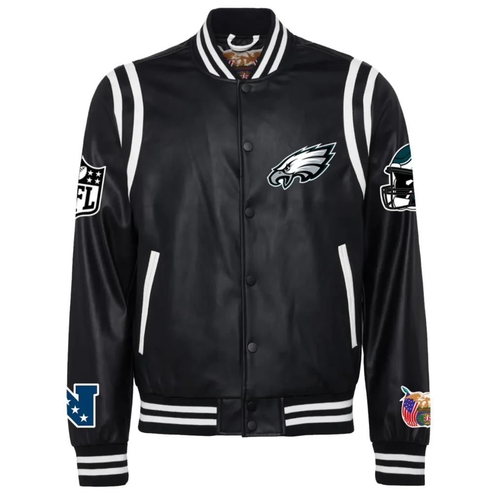 Philadelphia Eagles X Jeff Hamilton Black Jacket