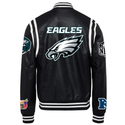 Philadelphia Eagles X Jeff Hamilton Black Jacket