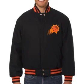 Phoenix Suns Basketball Players Wool Varsity Jacket