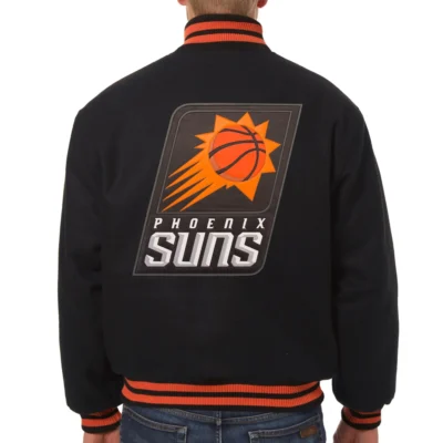 Phoenix Suns Basketball Players Wool Varsity Jacket