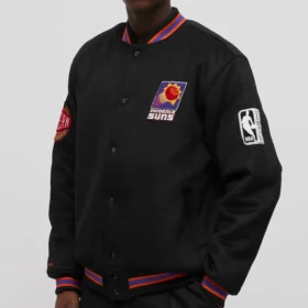 Phoenix Suns Basketball Team Players Wool Varsity Jacket