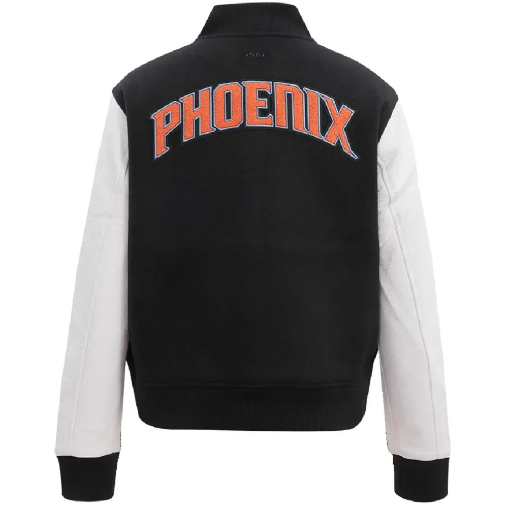 Phoenix Suns Classic Wool & Leather Varsity Jacket