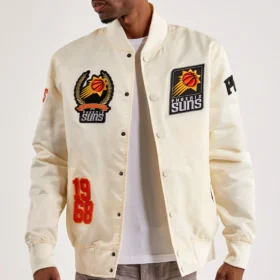 Phoenix Suns Team players Satin Varsity Jacket