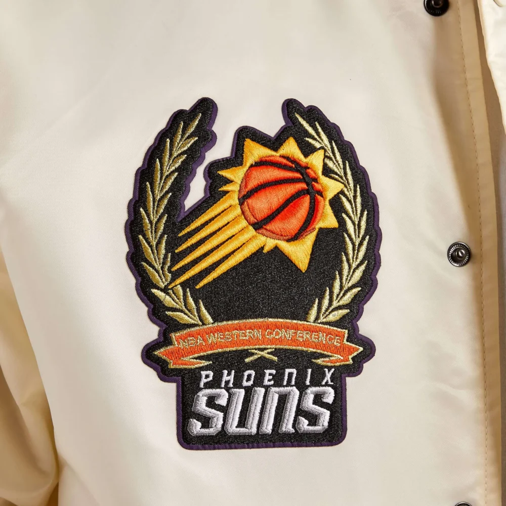 Phoenix Suns Team players Satin Varsity Jacket