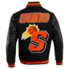 Phoenix Suns Team players Wool & Leather Varsity Jacket