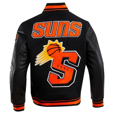 Phoenix Suns Team players Wool & Leather Varsity Jacket