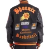 Phoenix Suns Wool & Leather Varsity Jacket