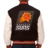 Phoenix Suns Wool & Leather Varsity Jacket