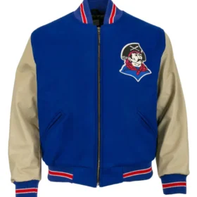 Pittsburgh Pirates Royal Blue Wool & Leather Varsity Jacket