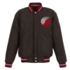 Portland Trail Blazers Black Varsity Jacket