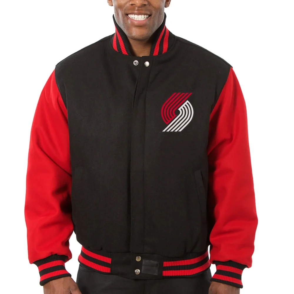 Portland Trail Blazers Wool Varsity Jacket