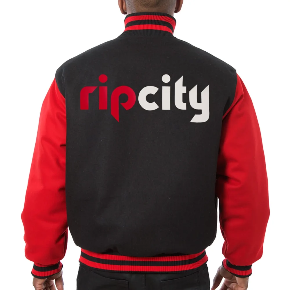 Portland Trail Blazers Wool Varsity Jacket